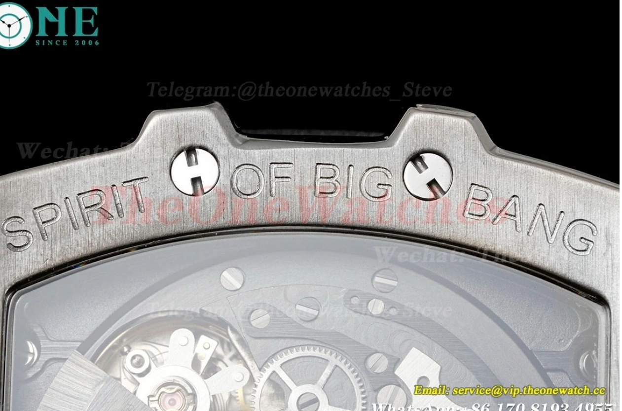 Mod BBF TI 42mm Dial Chrono Bang Spirit of Big A7750 Skeleton RU 1207